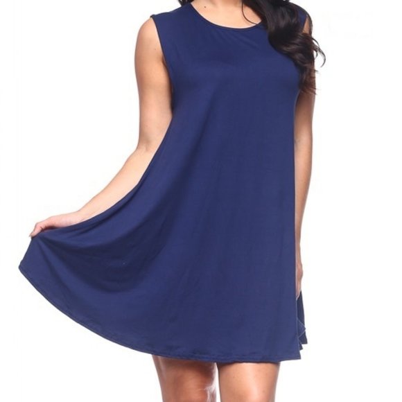 (FIRM) BUNDLE 3 TO SAVE Summer Navy Mini/Tunic - Picture 2 of 2